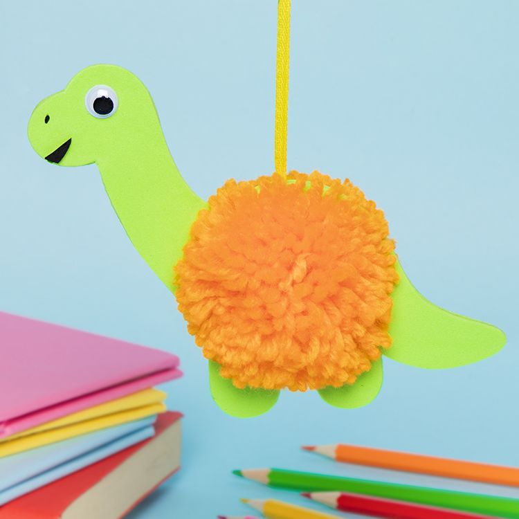 Dinosaur Pom Pom Decoration