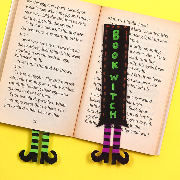 Witch’s Legs Bookmark