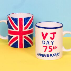 VJ Day Anniversary Mugs