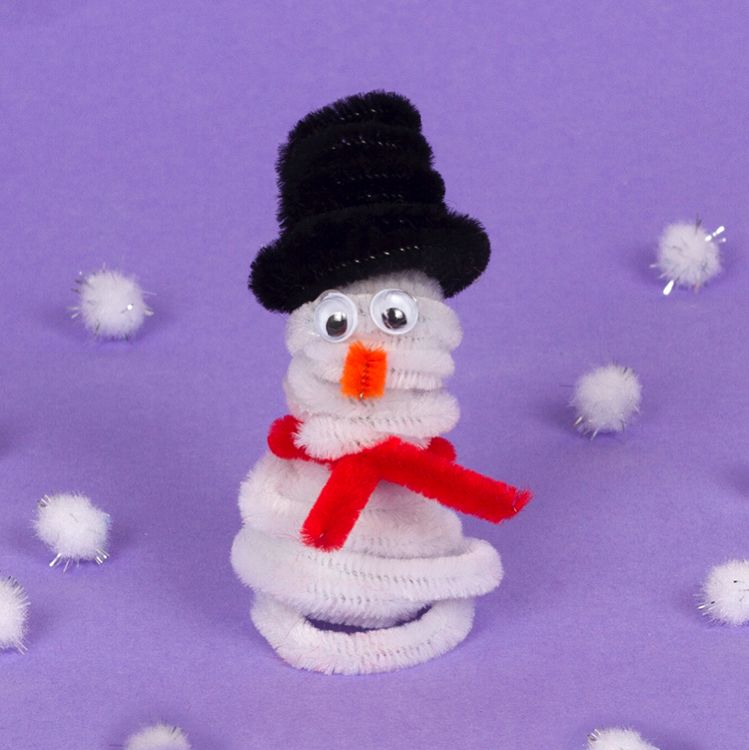 Pipe Cleaner Snowman