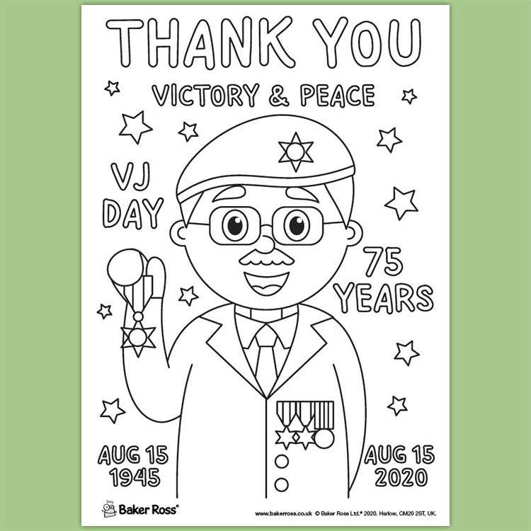 VJ DAY Thank You Poster