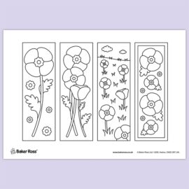 Poppy Bookmarks