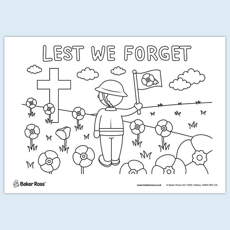 ‘Lest we Forget’ Commemorative Poster