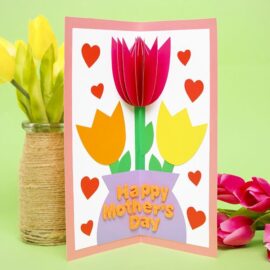 Pop Out Tulip Bouquet Card