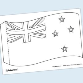 New Zealand Printable Flag