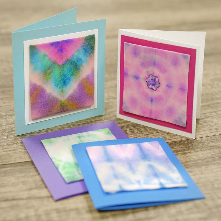 Tie-Dye Cards