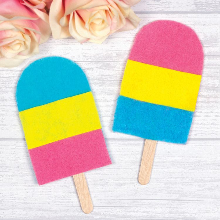 Felt Ice Lolly Magnets