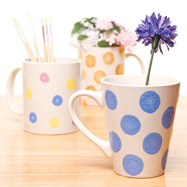 Polka Dot Mugs