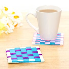 Ribbon Woven Coasters