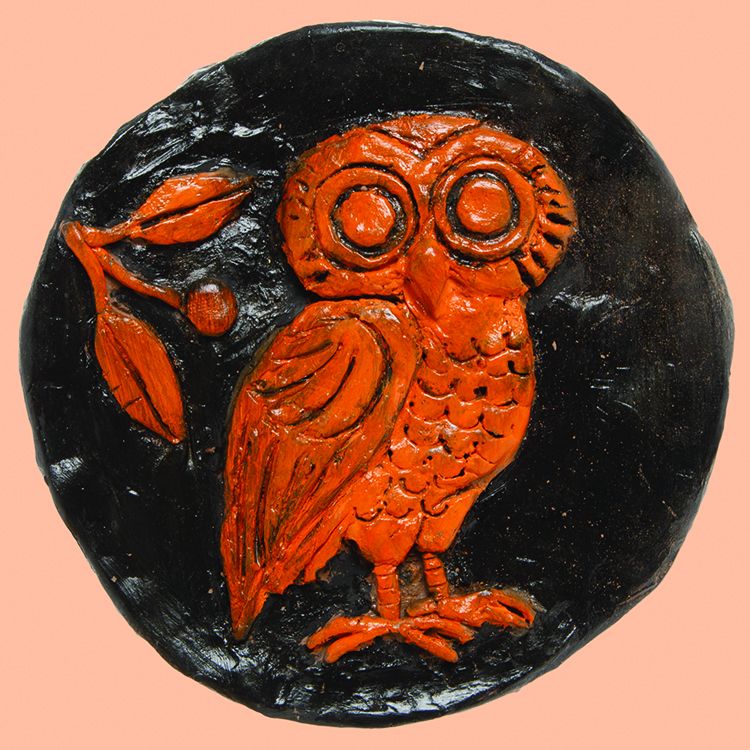 Owl Clay Relief