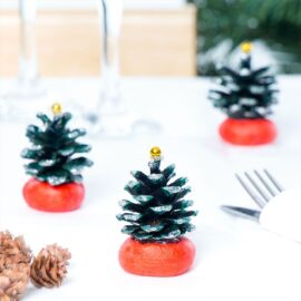 Mini Christmas Tree Table Decorations