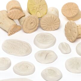 Handmade Polymer Clay Stamps For Clay Projects
