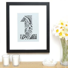 Lino Print Wall Art