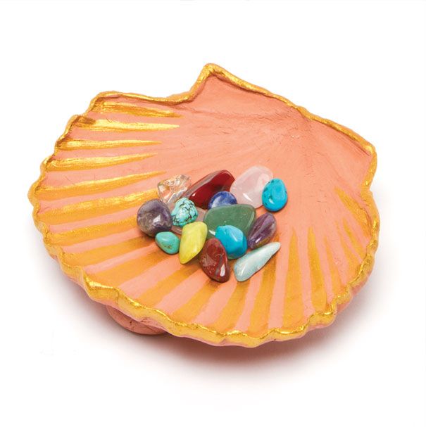 Terracotta Shell Dish