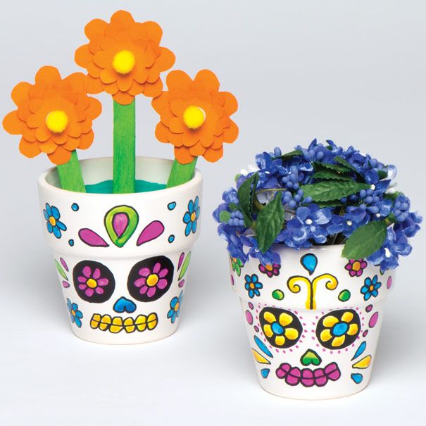 Day of the Dead Flowerpot