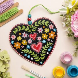 Folklore Floral Heart