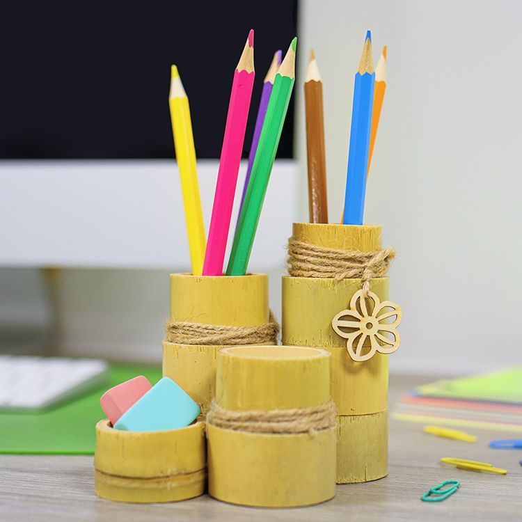 Bamboo Desk Tidy