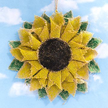 Hessian Sunflower Decoration