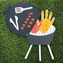 BBQ Handprint Card