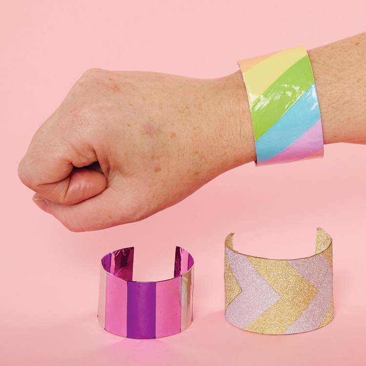 Washi Tape Cuff Bracelet