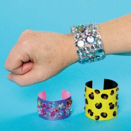 Paint & Sparkle Cuff Bracelets