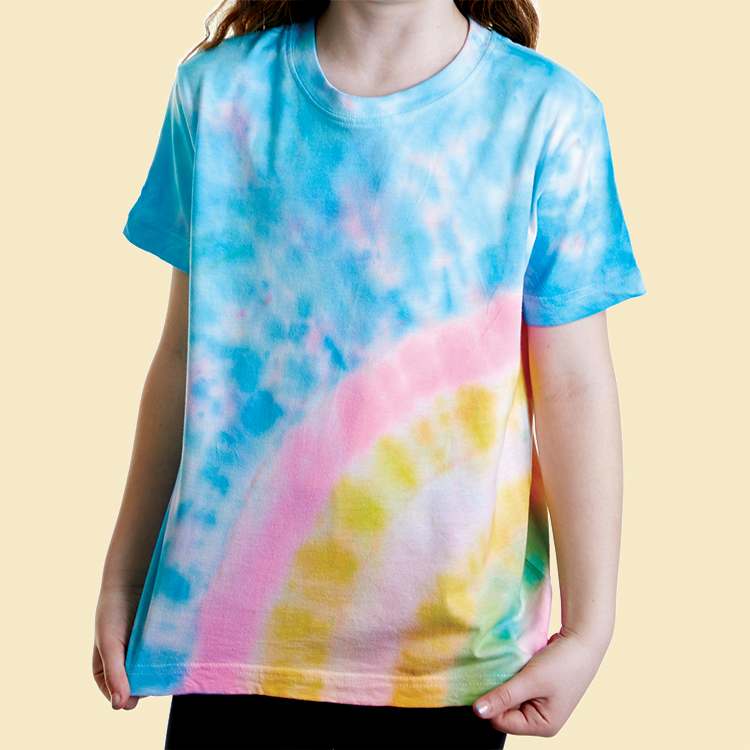 Pastel Rainbow Tie-Dye T-Shirt