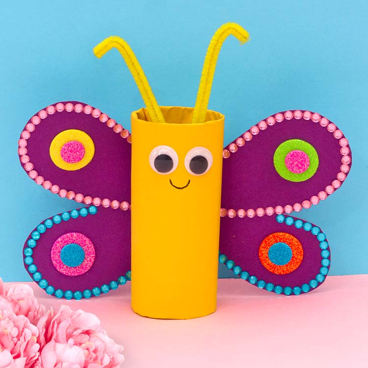 Cardboard Tube Butterfly