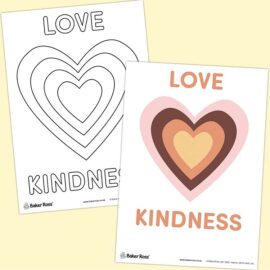 Diversity ‘Love & Kindness’ Colouring Sheets