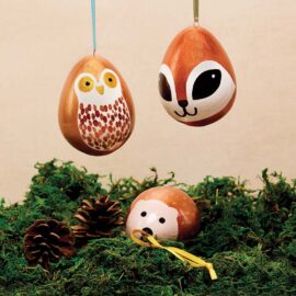 Woodland Ceramic Baubles