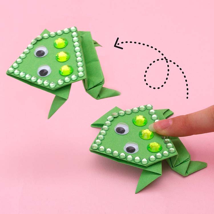 Origami Jumping  Frog