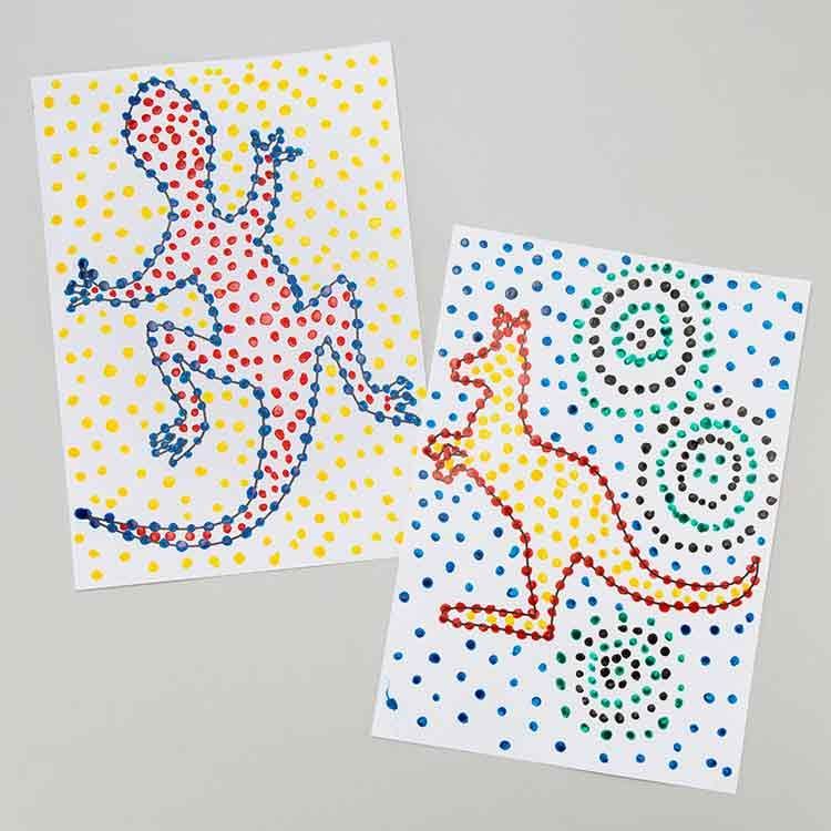 Aboriginal Dot Paintings