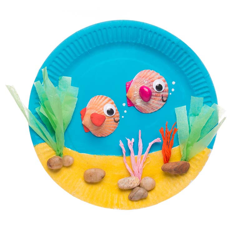 Paper Plate Aquarium