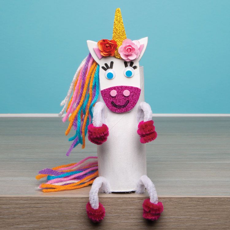 Rainbow Unicorn Mascot