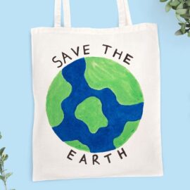 SAVE THE EARTH Message Bag