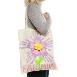 Handprint Flower Bag