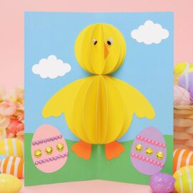 Pop Up Easter Chick Card