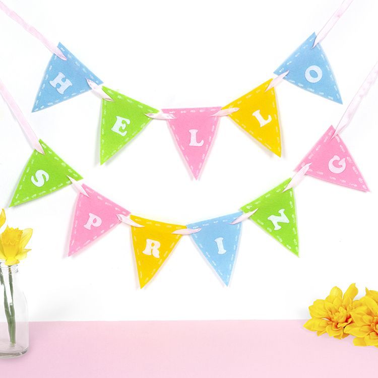 Hello Spring Bunting