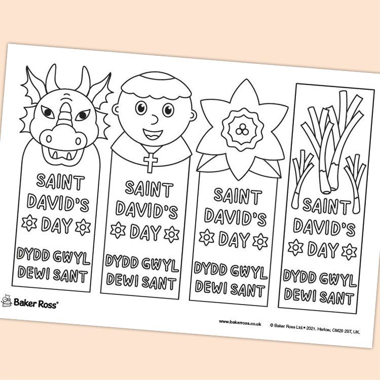 St. David’s Day Bookmarks