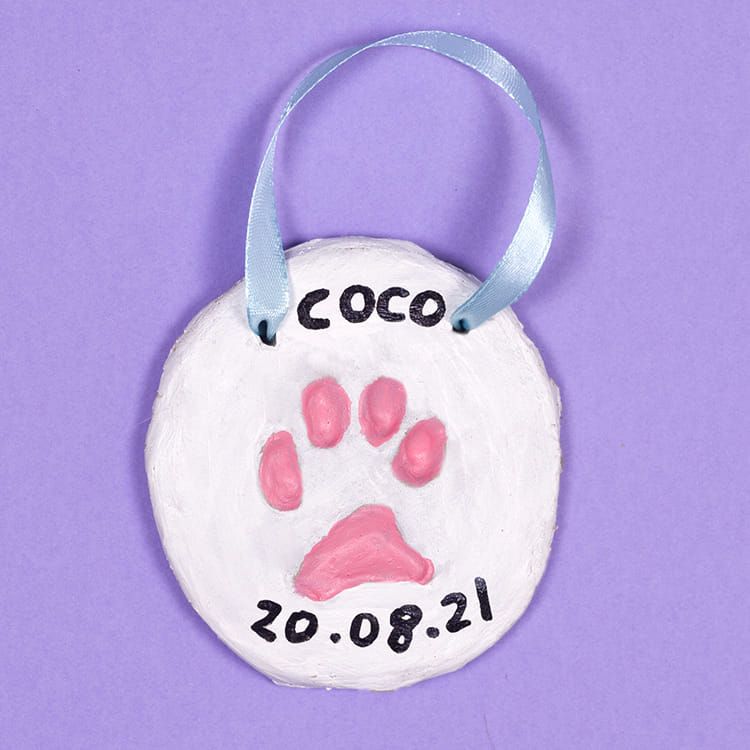 Pet Paw Print Plaque