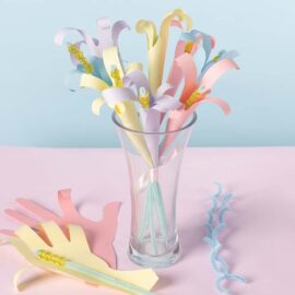 Handprint Lily Bouquet