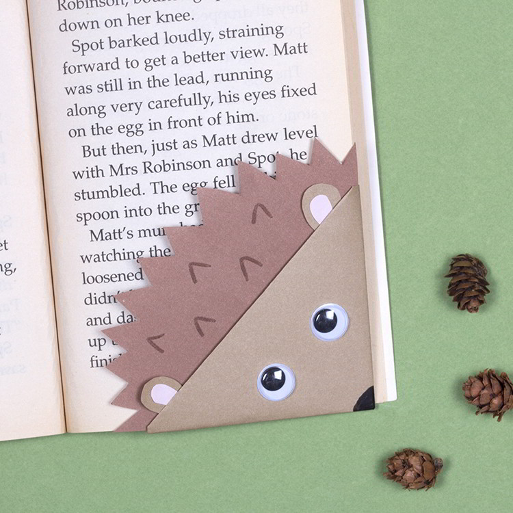 Hedgehog Origami Bookmark