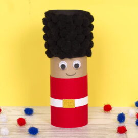 Royal Guard Cardboard Tube Mascot