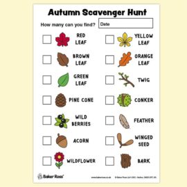 Autumn Scavenger Hunt