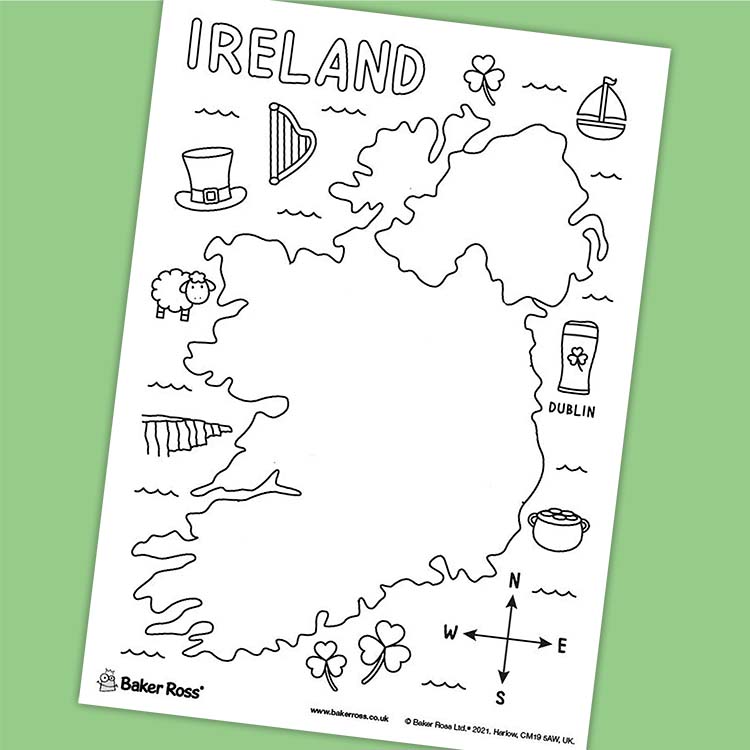 Map of Ireland