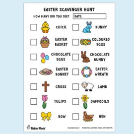 Easter Scavenger Hunt