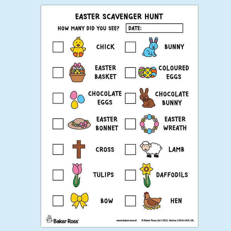 Easter Scavenger Hunt