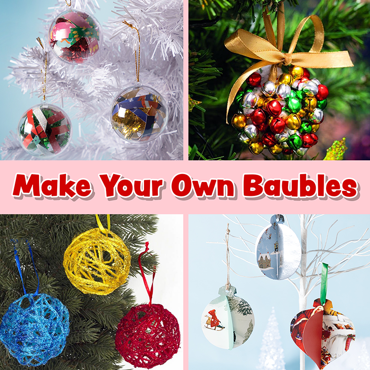 4 Ways to Make Your Own Christmas Baubles