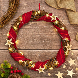 Christmas Star Wreath