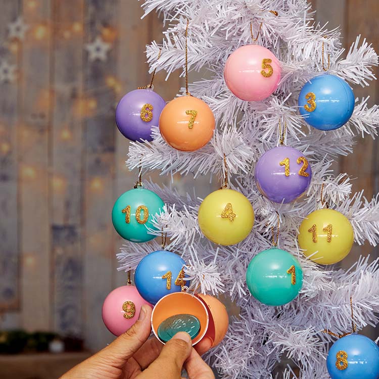 Pastel Advent Baubles