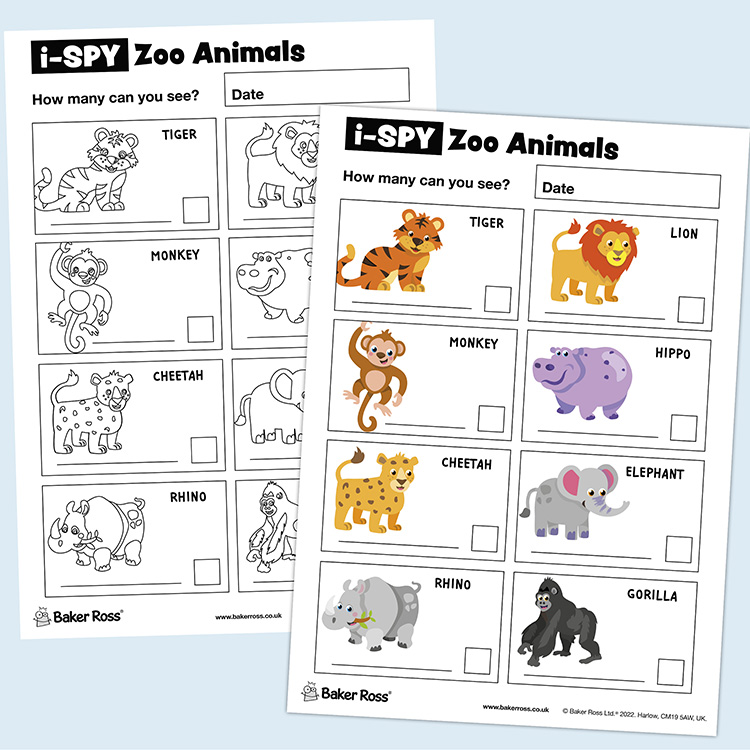 i-Spy Zoo Animals